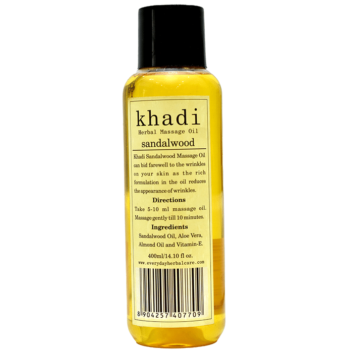Khadi Herbal Sandalwood Massage Oil
