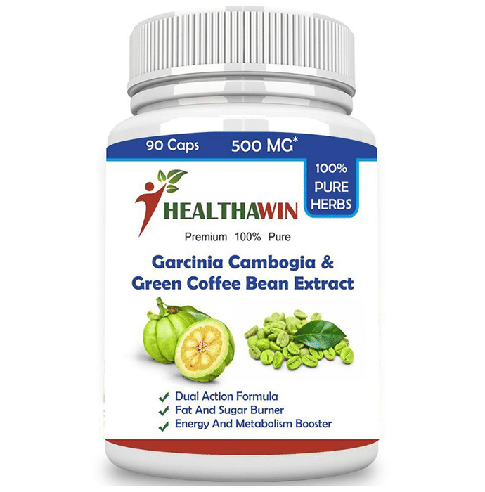 Healthawin Garcinia Cambogia & Green Coffee Bean Extract 500mg Capsule