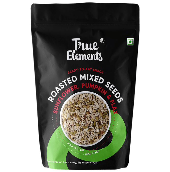 True Elements Roasted Sunflower Pumpkin & Flax Seeds