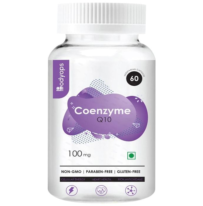 Bodyops Coenzyme Q10 100mg Vegetarian Capsule