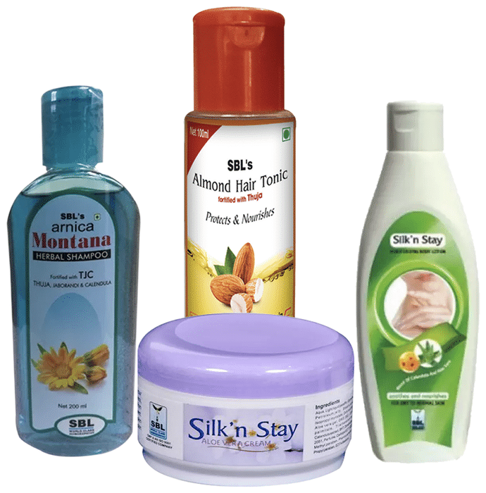 SBL 121 Skin & Hair Care Essentials (Combo Of 4)