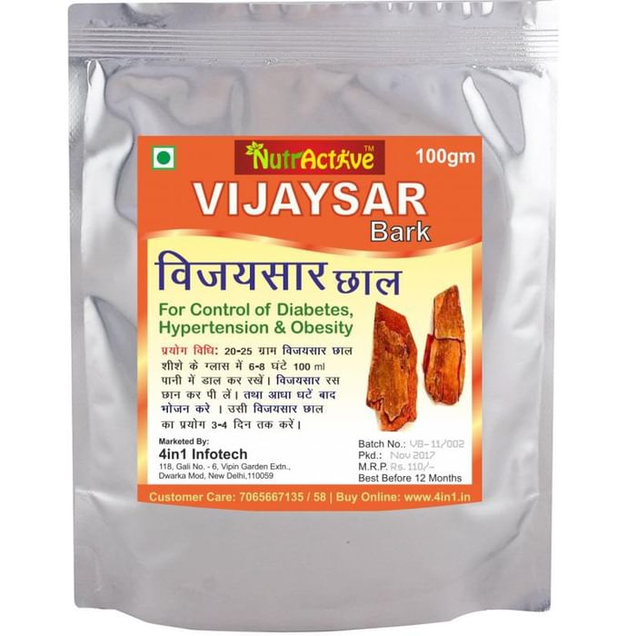 NutrActive Vijaysar Herbal Bark