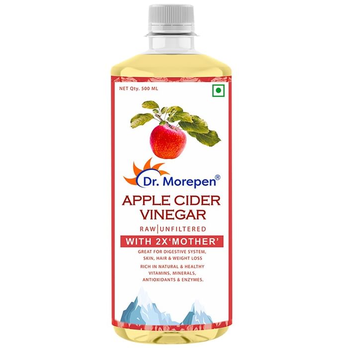 Dr. Morepen Apple Cider Vinegar with 2X 'Mother'