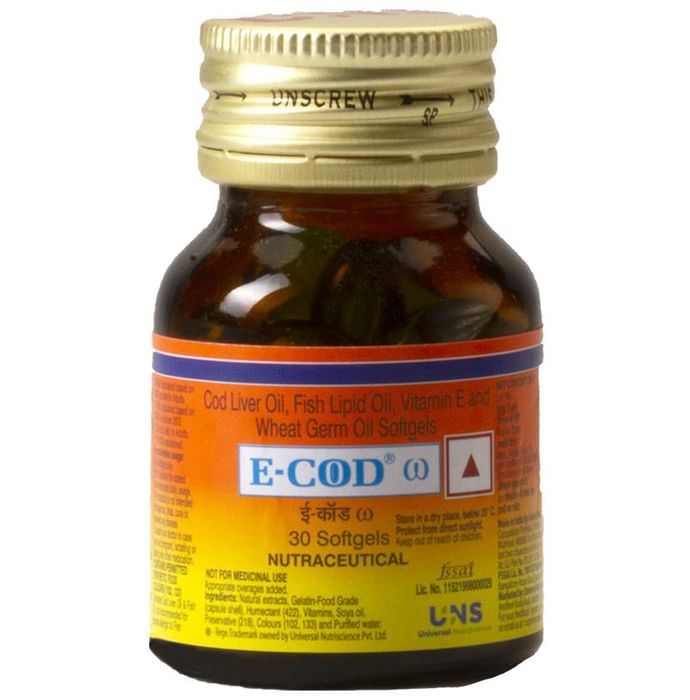 E-COD Omega Vitamin E Softgels