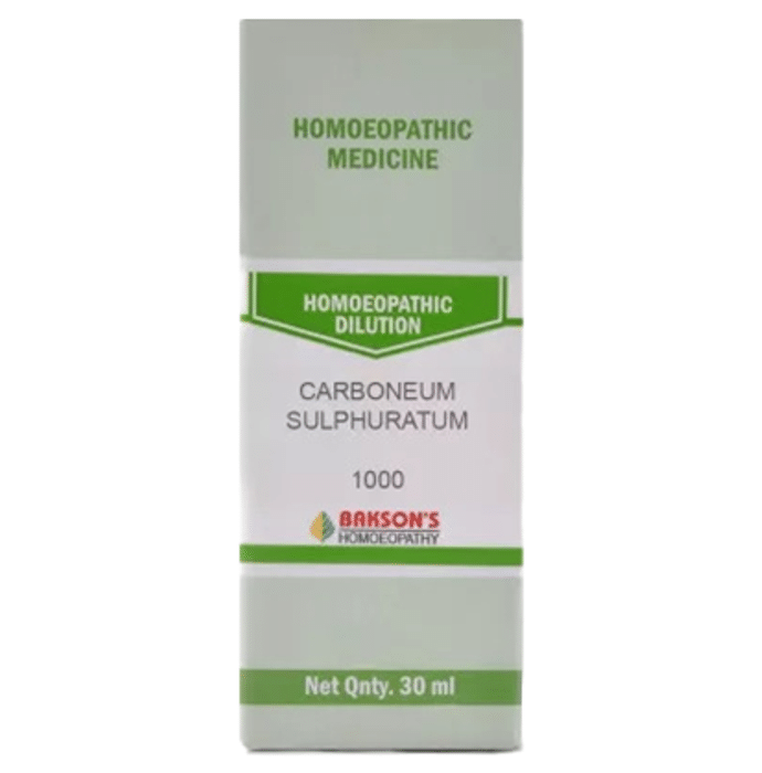 Bakson's Carboneum Sulphuratum Dilution 1000 CH