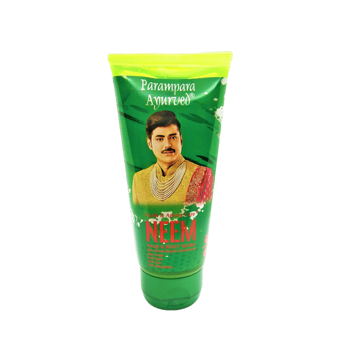 Parampara Ayurved Neem Face & Body Wash (75ml Each)