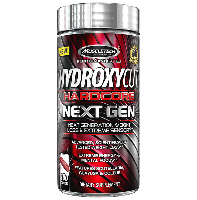 Muscletech Hydroxycut Hardcore Next Gen Guayusa & Coleus Capsule