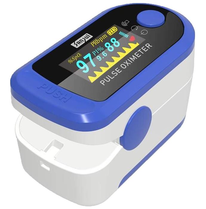 Sansui Digital Fingertip Pulse Oximeter Blue