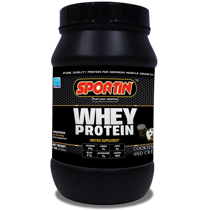 Sportin Whey Protein Powder Cookies & Cream