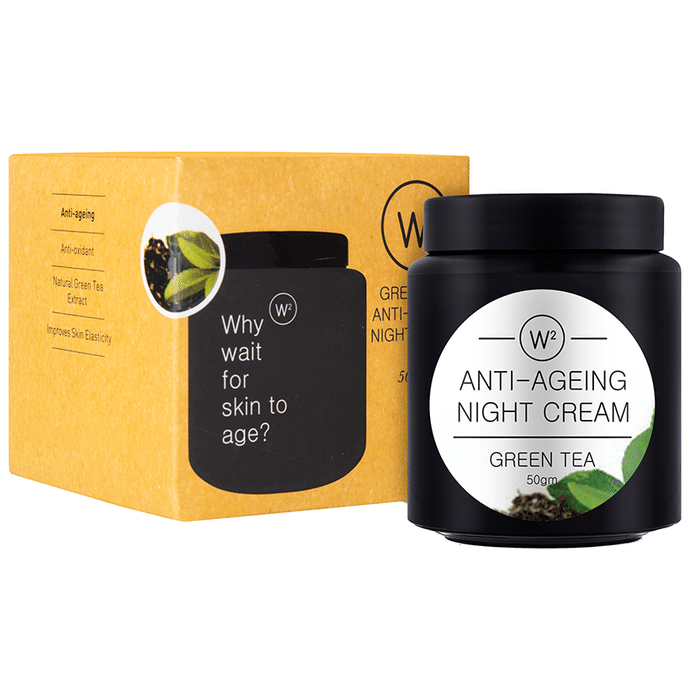 W2 Night Cream Anti-Ageing Green Tea