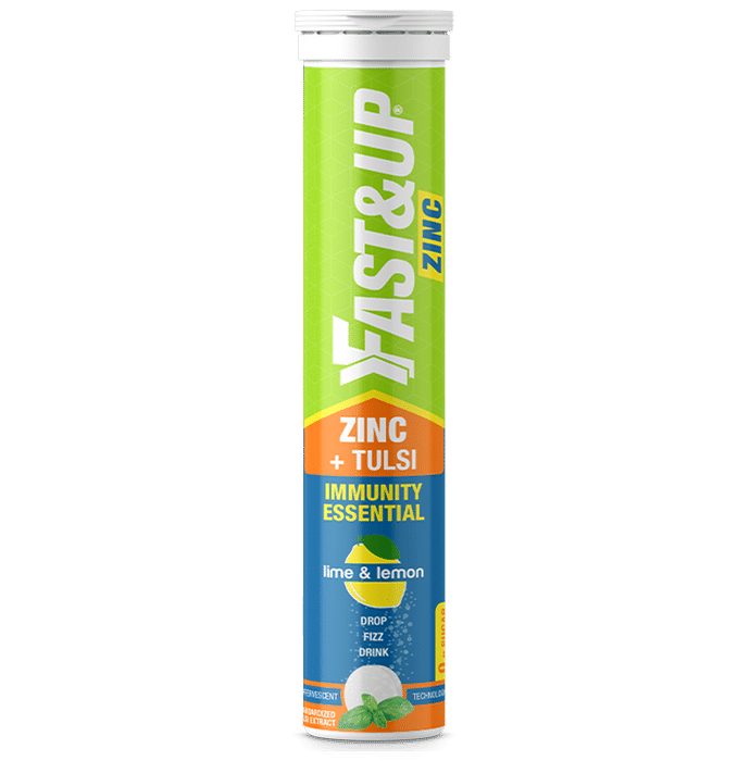 Fast&Up Zinc+Tulsi Lime & Lemon Effervescent Tablet
