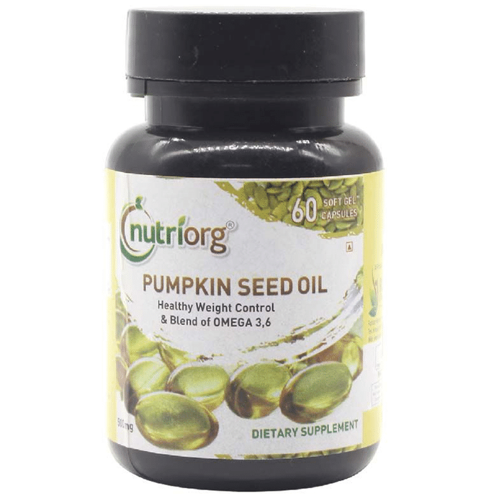 Nutriorg Pumpkin Seed Oil Softgel Capsule