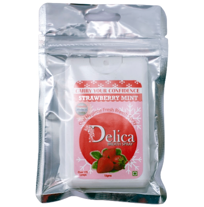 Delica Breath Spray (15gm Each) Strawberry Mint