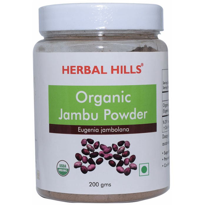 Herbal Hills Organic Jambu Eugenia Jambolana Powder