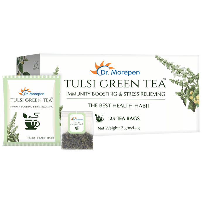 Dr. Morepen Tulsi Green Tea Bag (2gm Each)