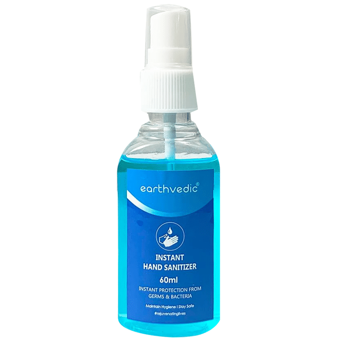 Earthvedic Instant Hand Sanitizer Spray (60ml Each)