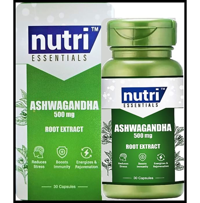 Nutri Essential Ashwagandha 500mg Capsule