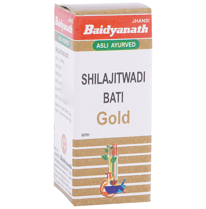 Baidyanath (Jhansi) Shilajitwadi Bati with Gold
