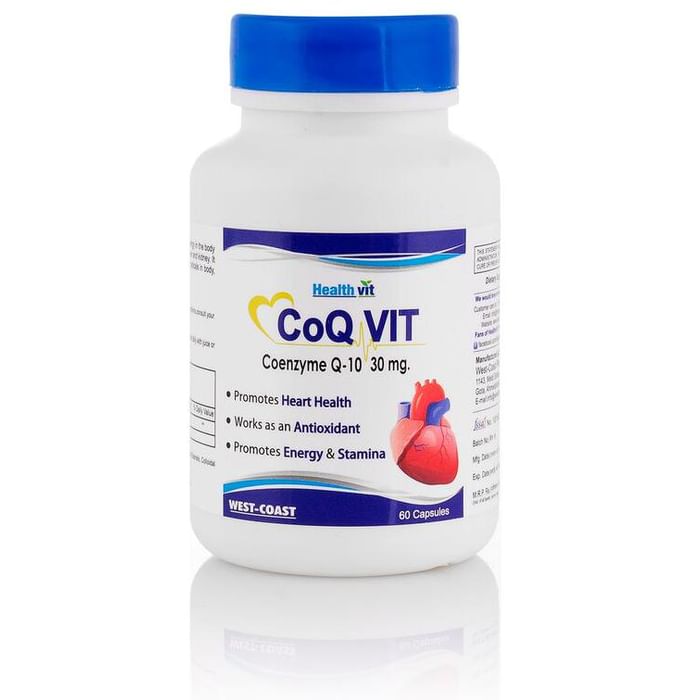 HealthVit High Absorption Co-Qvit Coenzyme Q10 30mg Capsule