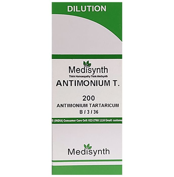 Medisynth Antimonium Tartaricum Dilution 200