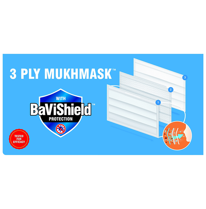 Surgiwear Mukhmask 3 Ply Surgical Mask MM03