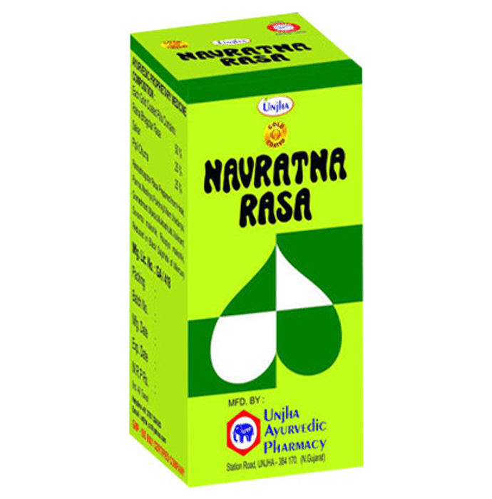 Unjha Navratna Rasa (Gold Coated)
