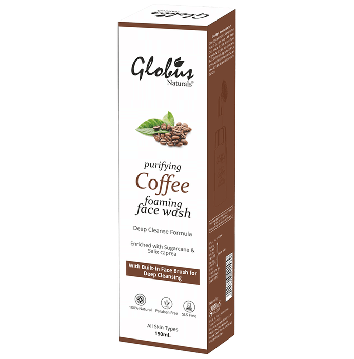 Globus Naturals Coffee Foaming Face Wash