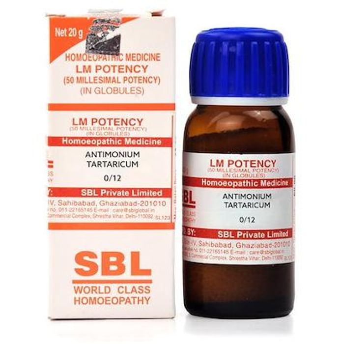 SBL Antimonium Tartaricum 0/12 LM