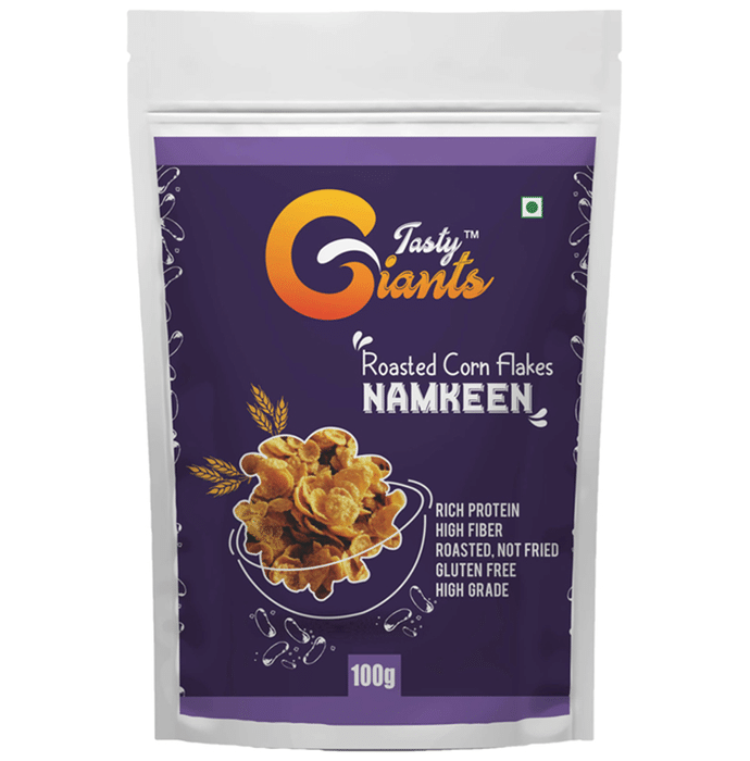 Tasty Giants Roasted Corn Flakes Namkeen (100gm Each)