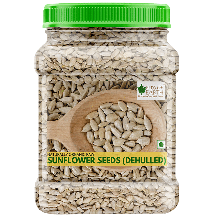 Bliss of Earth Naturally Organic Raw Sunflower Seeds (Dehulled)
