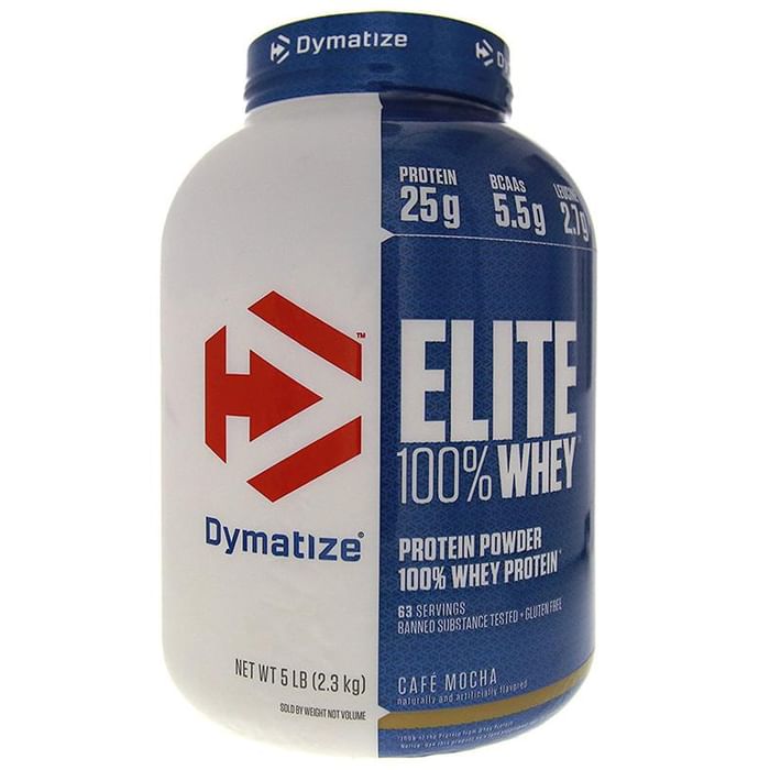 Dymatize Nutrition Elite 100% Whey Protein Powder Cafe Mocha