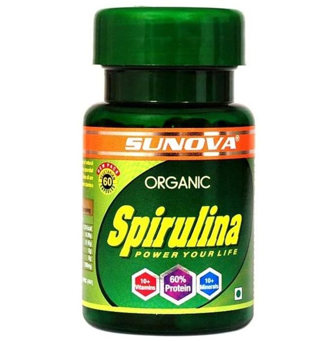 Sunova Organic Spirulina Capsule