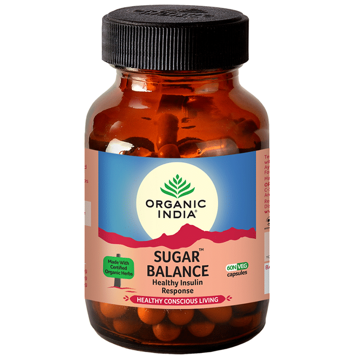 Organic India Sugar Balance Veg Capsule