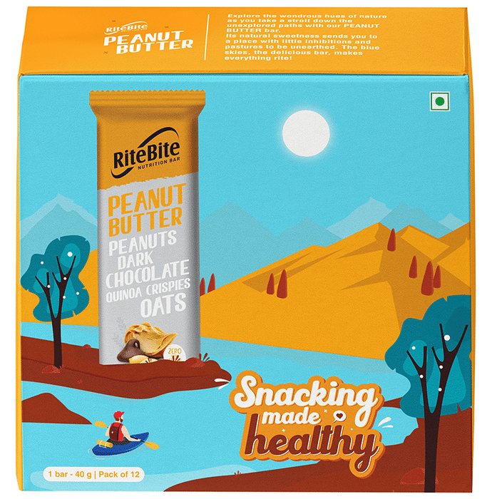 RiteBite Nutrition Bar Peanut Butter