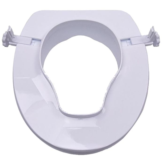 Entros 7060 Medical Portable Raised Toilet Seat for Standard Toilets with Lid Cover 6inch