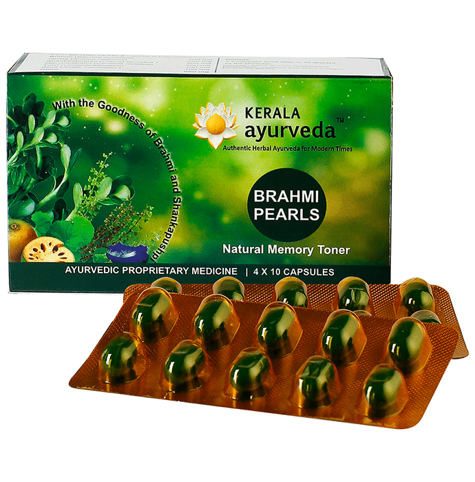 Kerala Ayurveda Brahmi Pearls Capsule