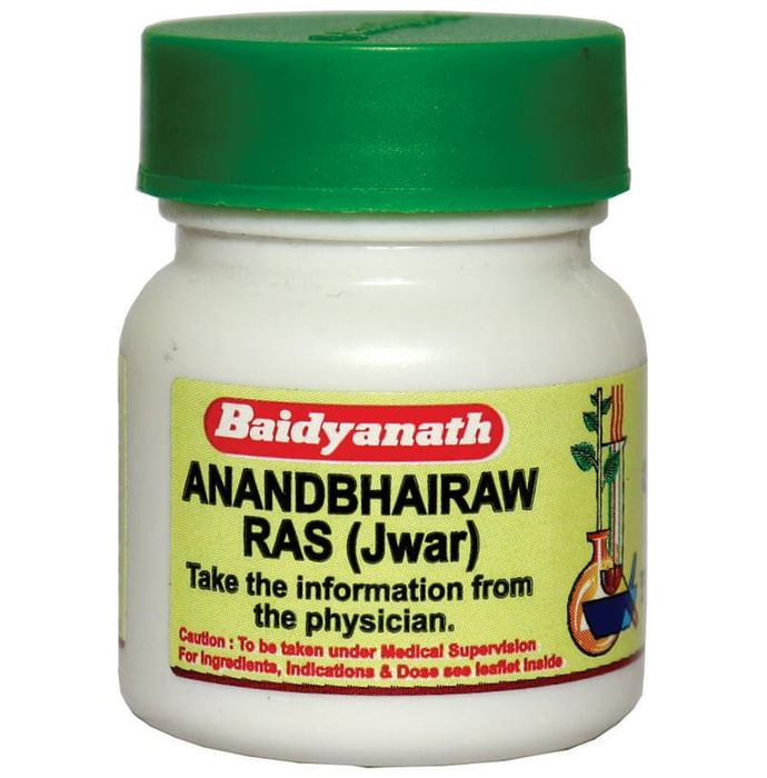 Baidyanath (Nagpur) Anandbhairaw Ras (Jwar) Tablet