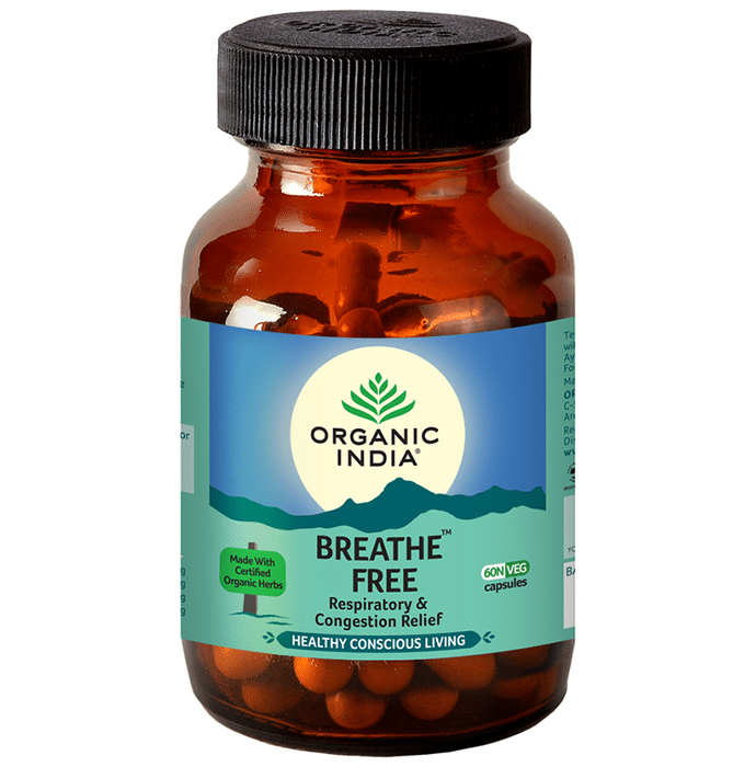 Organic India Breathe Free Veg Capsule
