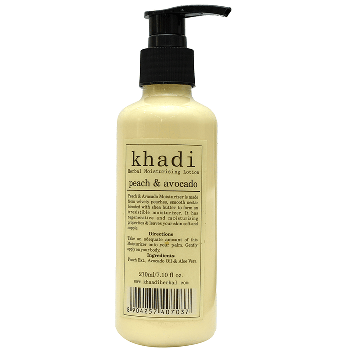 Khadi Herbal Moisturising Lotion Peach and Avacado