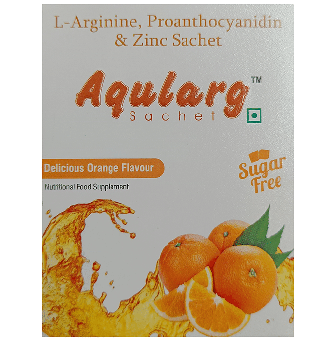 Aqularg Sachet Delicious Orange Sugar Free