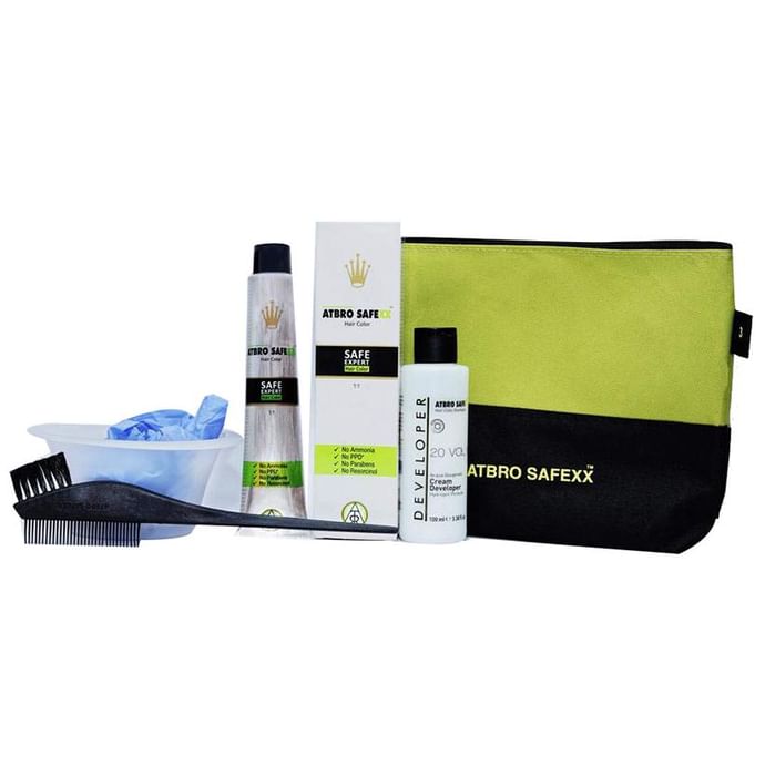 Atbro Safexx Hair Color Set Natural Black