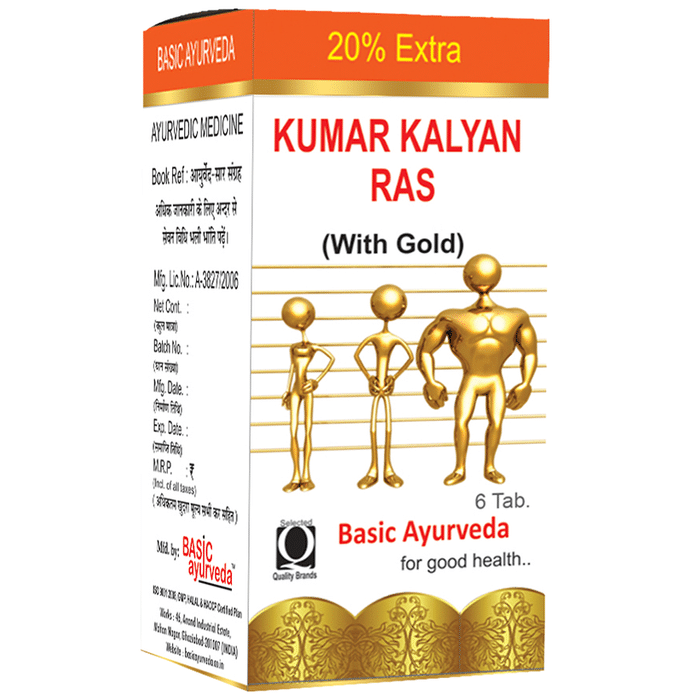 Basic Ayurveda Kumar Kalyan Ras with Gold & Pearl