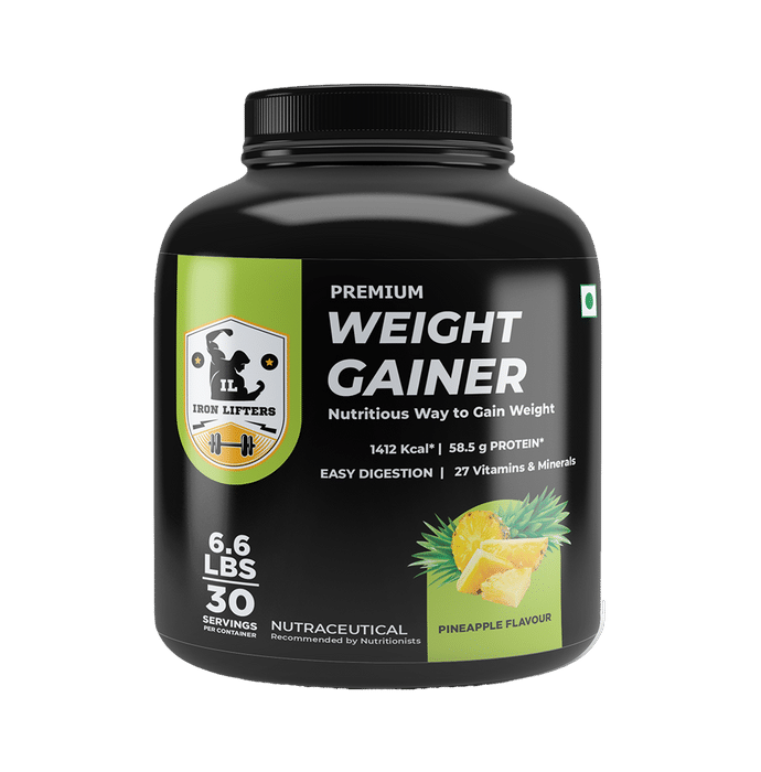 Iron Lifters Premium Weight Gainer Powder Pineapple