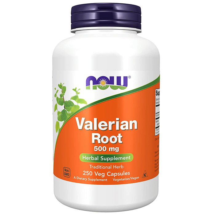 Now Valerian Root 500mg Veg Capsule