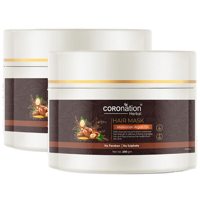 Coronation Herbal Moroccan Argan Oil Hair Mask (200gm Each)