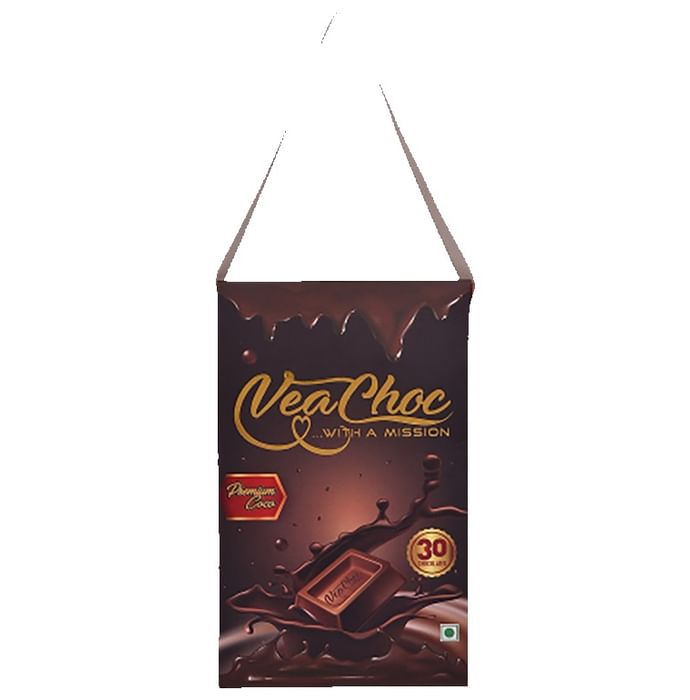 VeaChoc Iron Chocolates with Vitamin C and Blood Builder Supplement Premium Coco