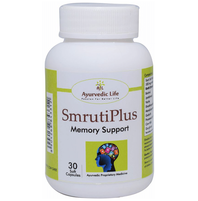Ayurvedic Life Smrutiplus Memory Support Capsule