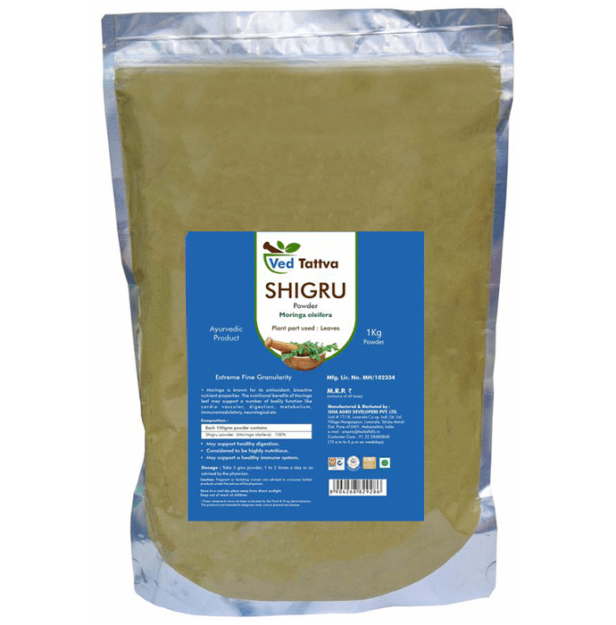 Ved Tattva Shigru Moringa Oliefera Powder