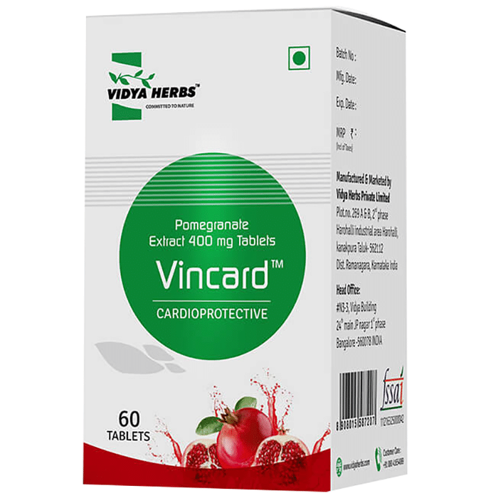 Vidya Herbs Vincard Cardioprotective Tablet