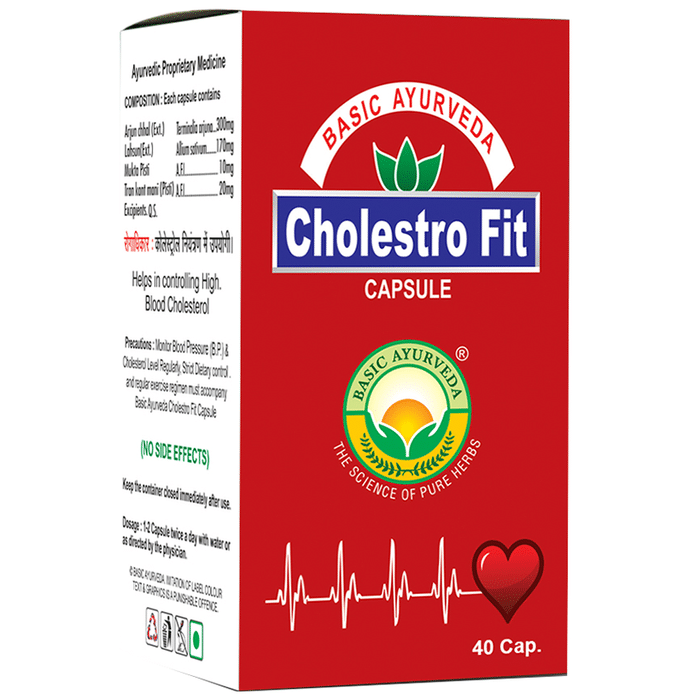 Basic Ayurveda Cholestro Fit Capsule